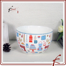 daily-used ceramic candy bowl with decal